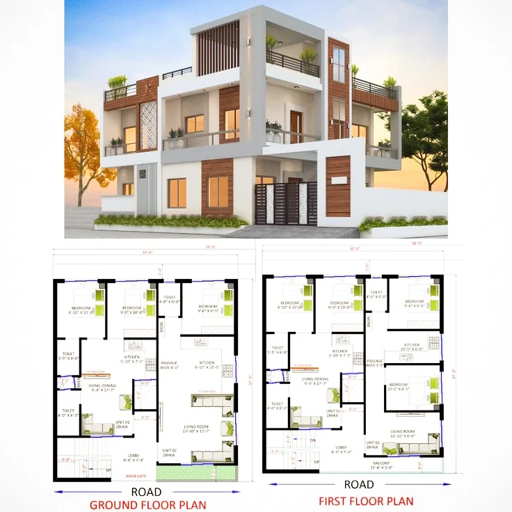 House with Plan